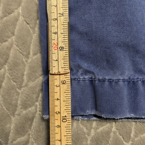 Hollister Mens Blue Chino Shorts Size 31 Button Fly Cotton Twill 3H0502 - Picture 6 of 10